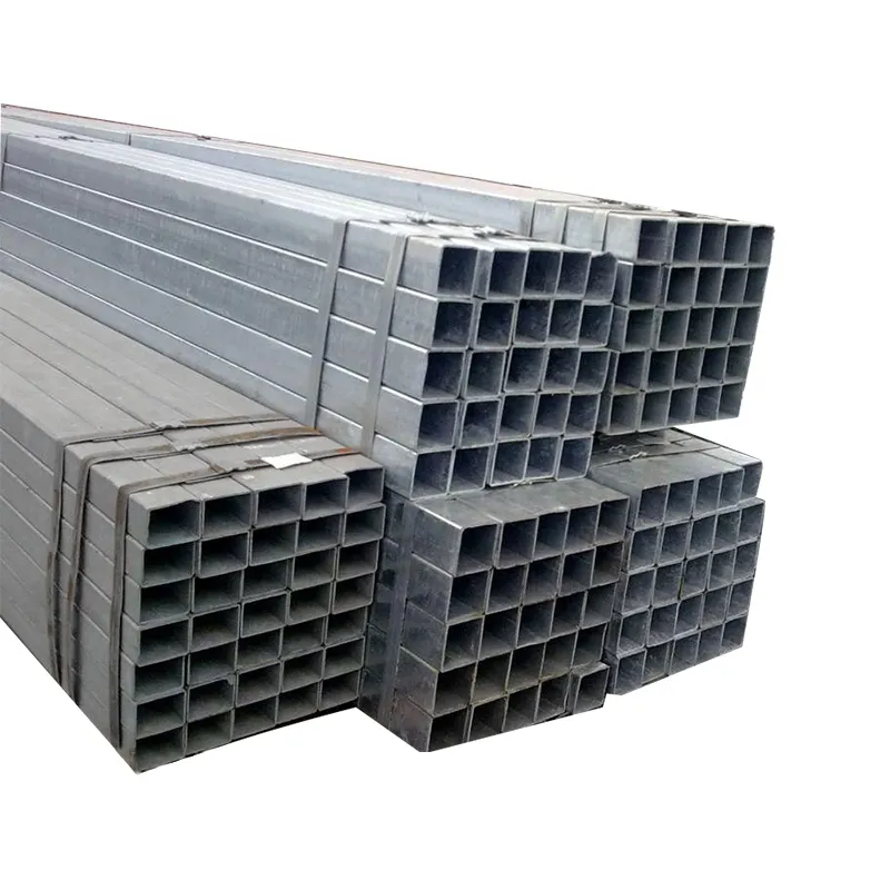 Quality assurance 12 foot galvanized square pipe thickness 2mm galvanized pipe